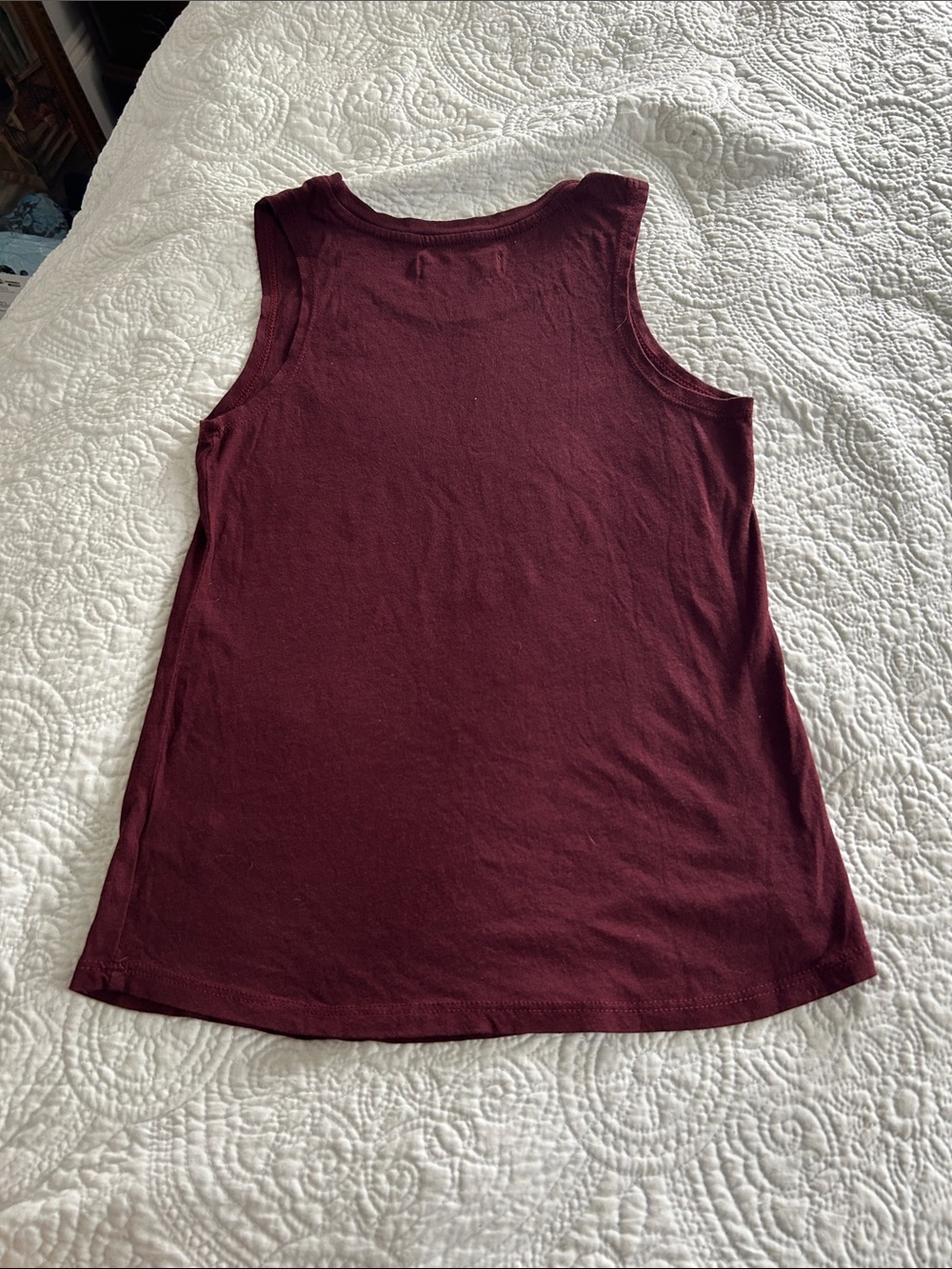 Spiritual Gangster Burgundy Eye Graphic Muscle Tank - Picture 4 of 7